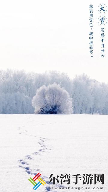 2020大雪节气图片分享 最新大雪文案朋友圈说说唯美句子-游戏潮