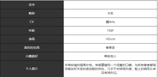 宿命回响卡农技能及属性介绍