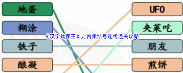 汉字找茬王方言集结号连线通关攻略 攻略助你协作